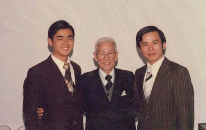1977年，嚴高揚（第二任會長），黃錫華（第六任會長），顏世哲（第一任會長）
