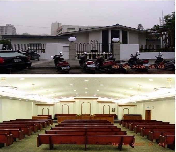 五權教堂 – 台中支聯會中心 1972年落成奉獻，1985年擴建
台中市五權路498-30號